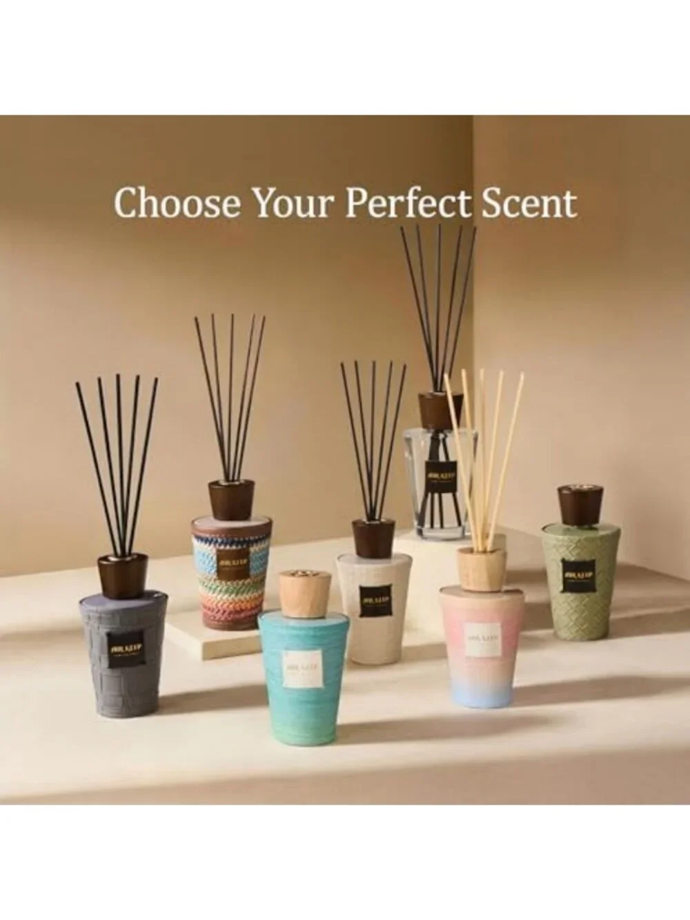 Cedar Wood Reed Diffuser for Home Fragrance, 5.1 fl oz - Aromatherapy Decor